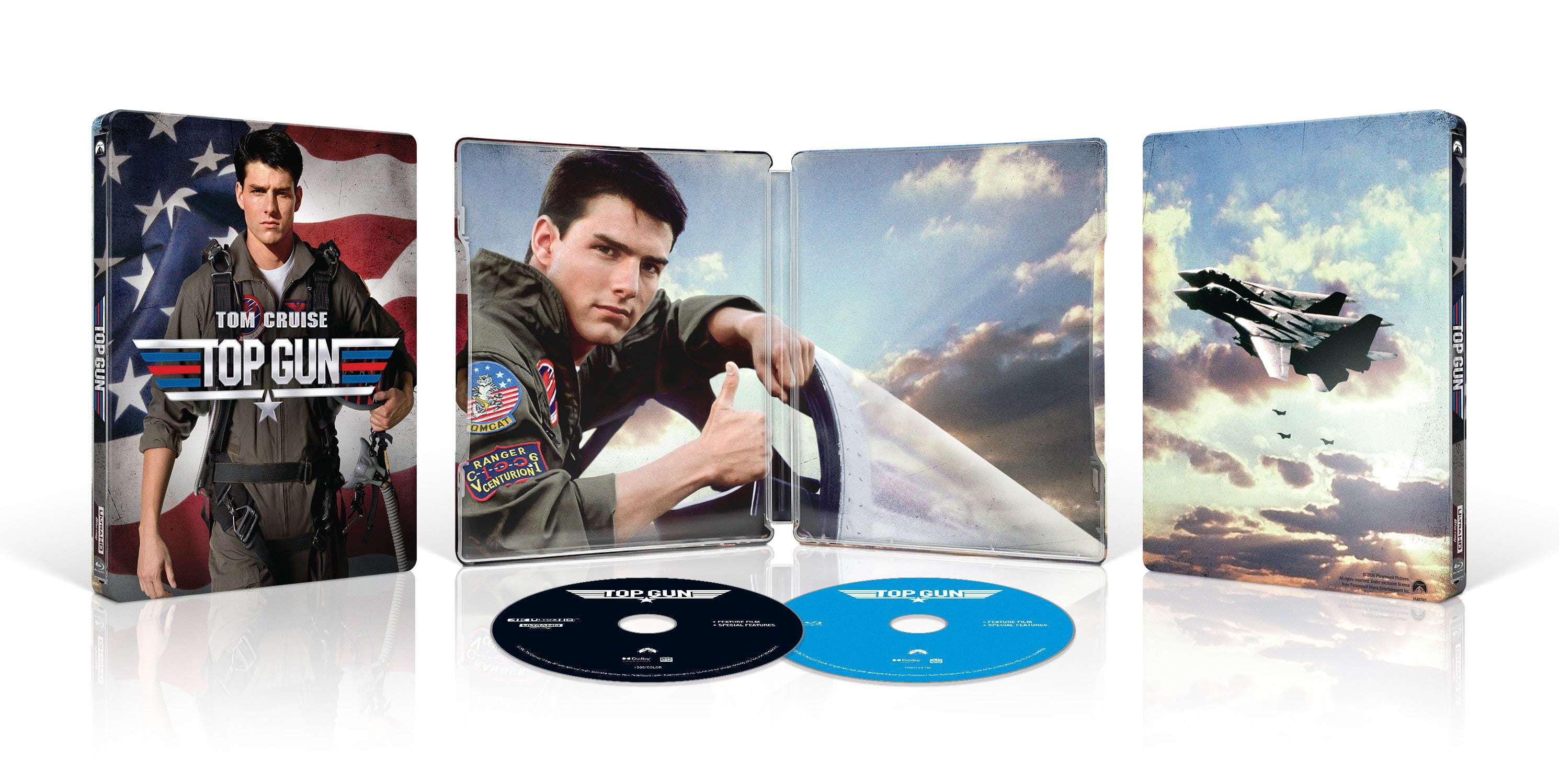 Top Gun (40th Anniversary Limited Edition Steelbook) (4K Ultra HD + Blu-Ray + Digital Copy) Paramount Pictures Corporation, Action