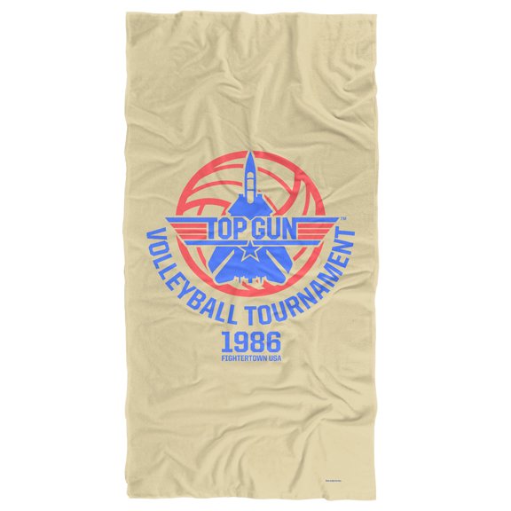 Top Gun Beach Towel, 30"x60" Volleyball Tournament Beach Towel