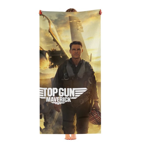 Top Gun Beach Towel 30"x60"for Women Girls Boys Teenager Man Quick Drying Microfiber Birthday Gift