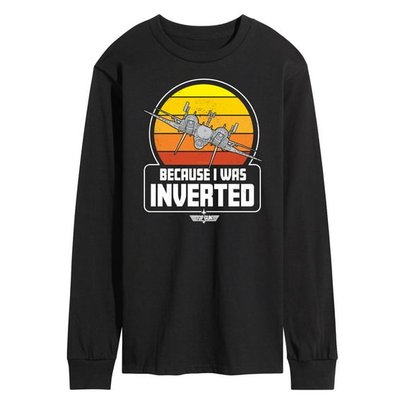 Top Gun - Because I Was Inverted - Men's Long Sleeve Graphic T-Shirt