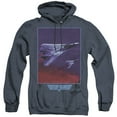 thumbnail image 1 of Top Gun Clouds Unisex Adult Pull-over Heather Hoodie, Navy, X-Large, 1 of 2