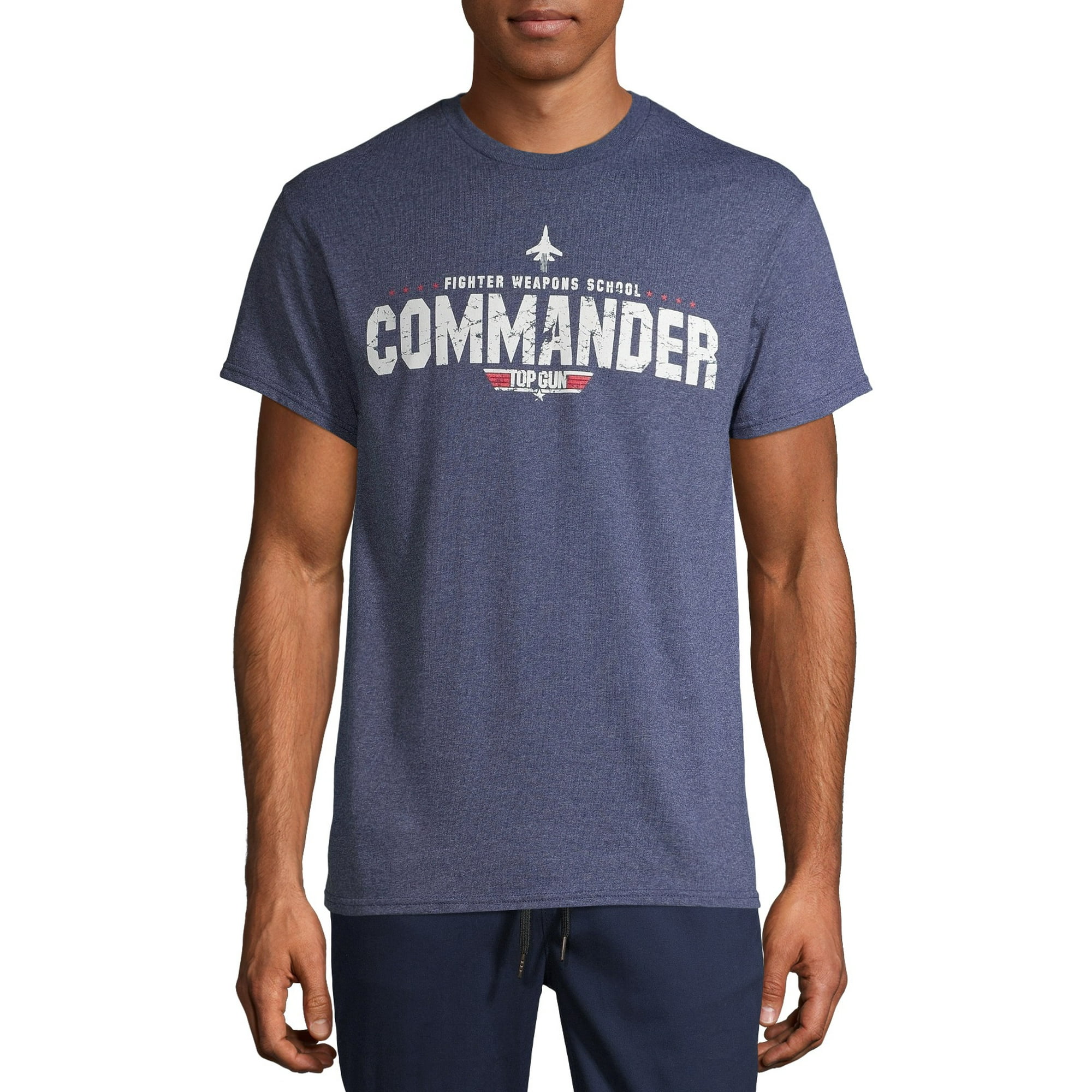 Top Gun Commander Men's and Big Men's Graphic T-shirt 
