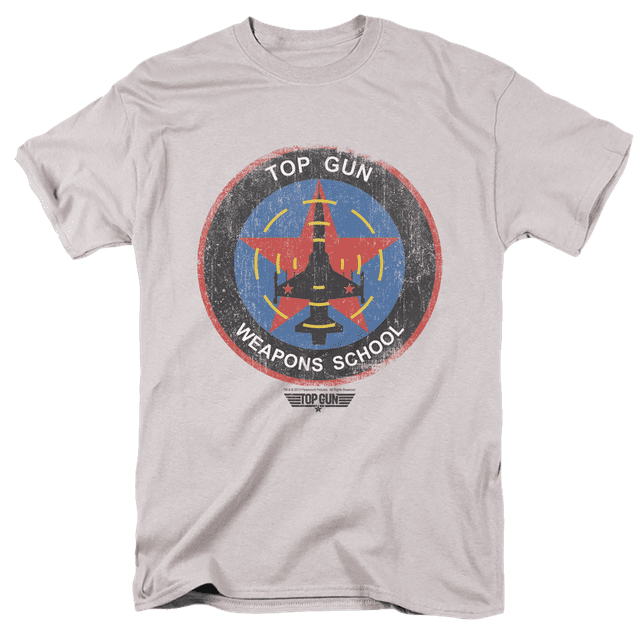 Top Gun FLIGHT SCHOOL LOGO Men's Regular Fit TShirt
