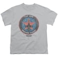 thumbnail image 1 of Top Gun Men's  Flight School Logo Youth T-shirt Silver, 1 of 2