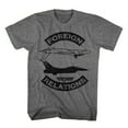 thumbnail image 1 of Top Gun Foreign Relations Graphite Heather Adult T-Shirt 5Xl, 1 of 2