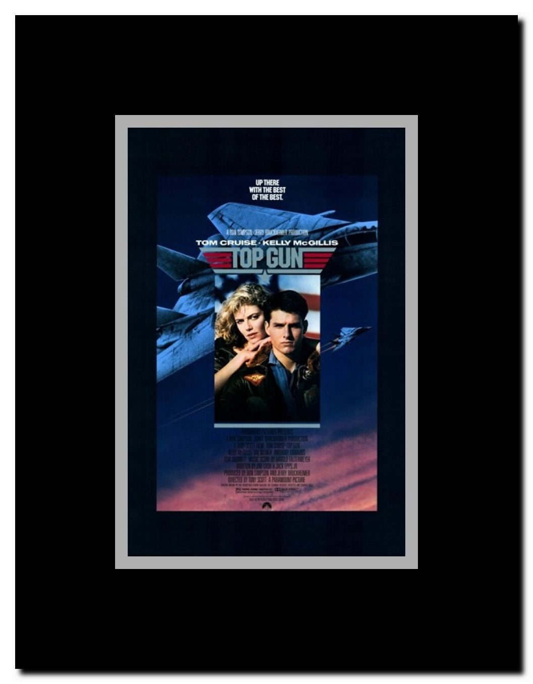 Top Gun Framed Movie Poster