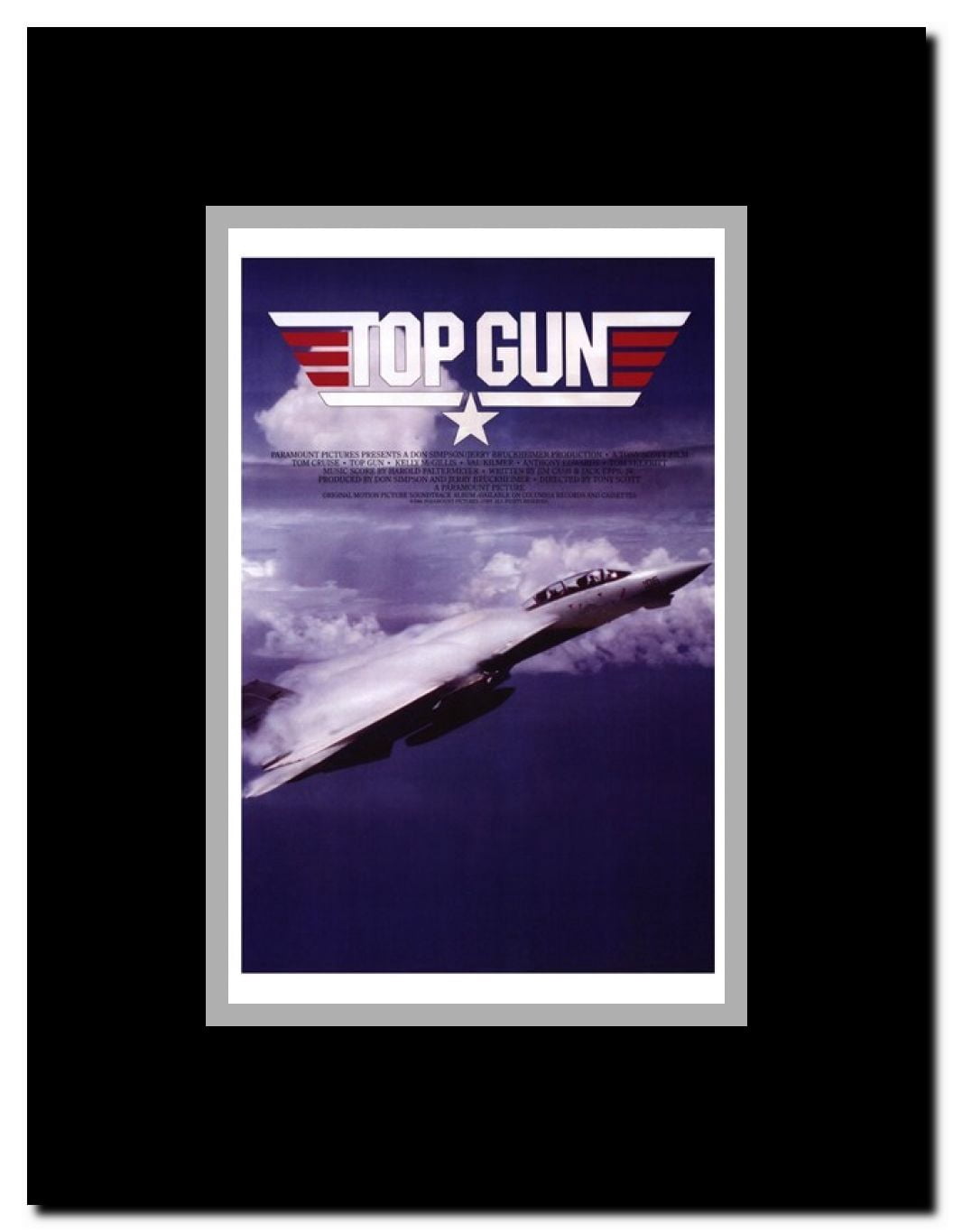 Top Gun Framed Movie Poster