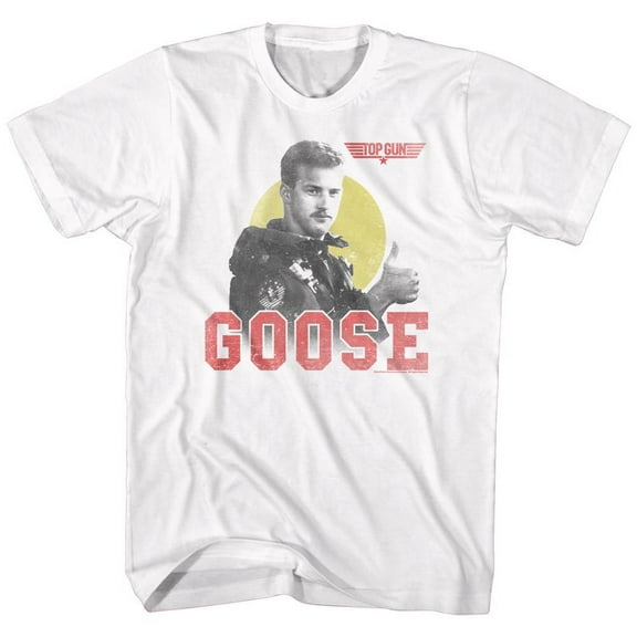 Top Gun Goose White Adult T-Shirt 4Xl