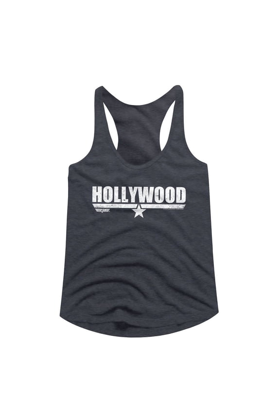 Top Gun Hollywood Callsign Women's Tank Top (NavyHeather, Women'sS)