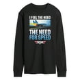 thumbnail image 1 of Top Gun - I Feel The Need - Men's Long Sleeve Graphic T-Shirt, 1 of 5