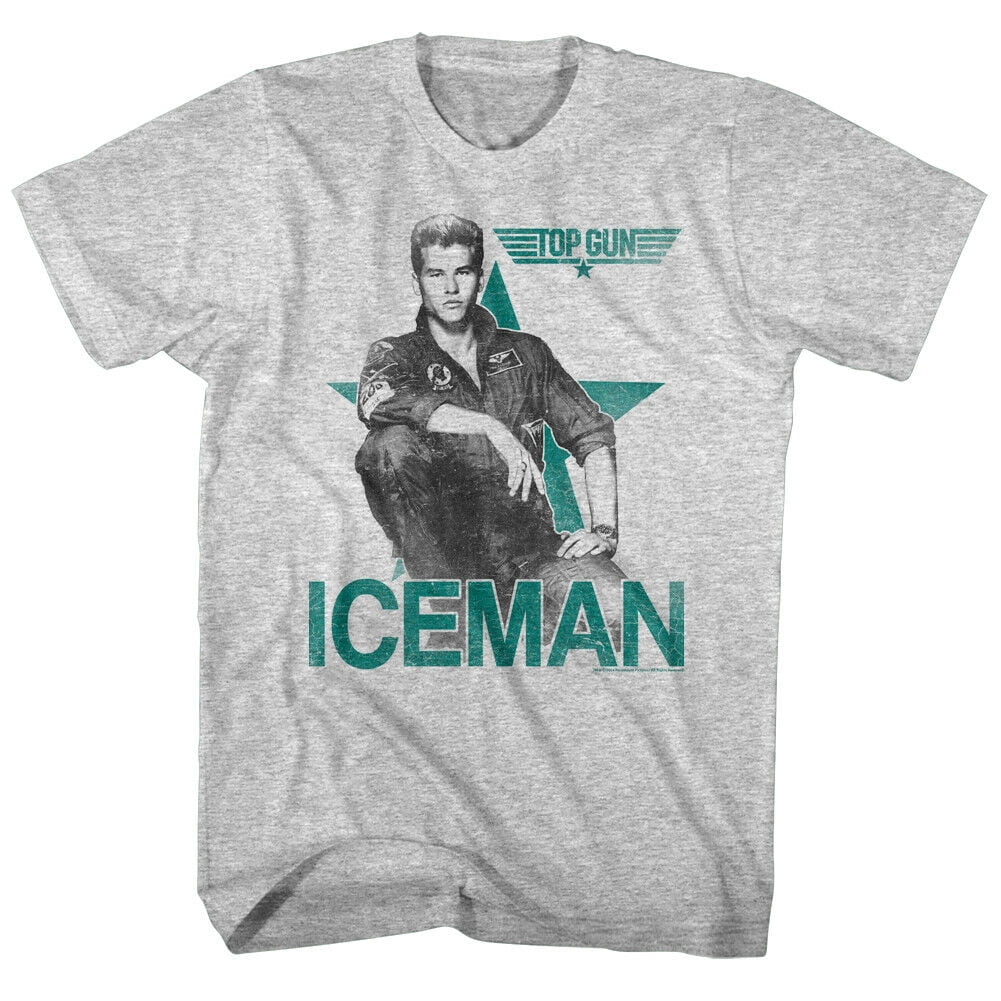 Top Gun Men's Iceman Slim Fit T-shirt Coral Heather