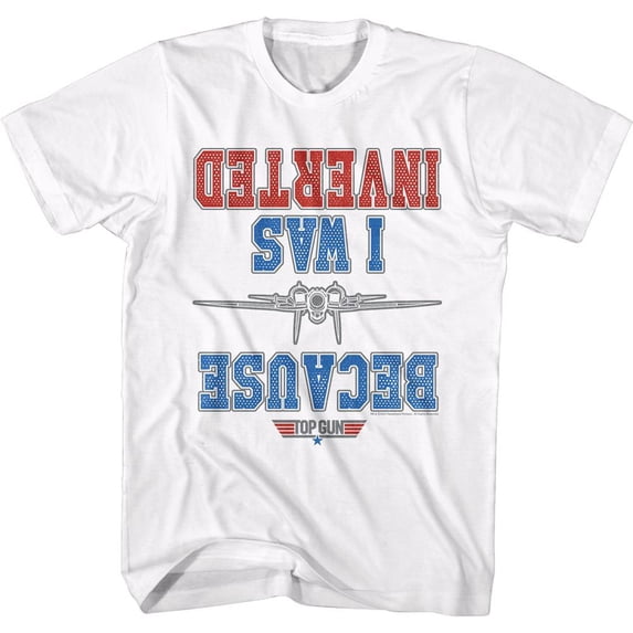 Top Gun Inverted White T-Shirt
