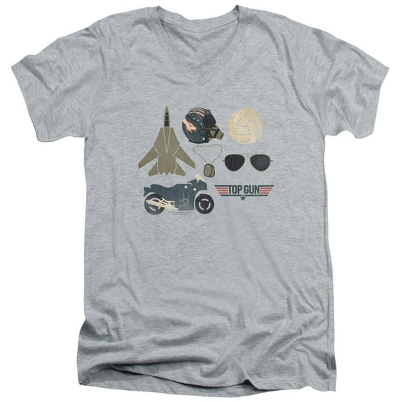 Top Gun - Items - Slim Fit V Neck Shirt - Small