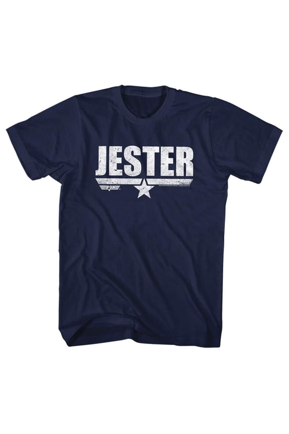 Top Gun Jester Navy Adult T-Shirt 4Xl