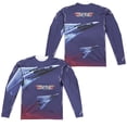 thumbnail image 1 of Top Gun Jets In Motion Unisex Adult Long-Sleeve Sublimated T Shirt for Men and Women, White, Medium, 1 of 4