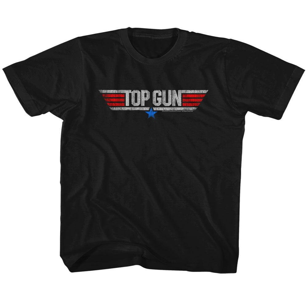 Top Gun Logo Black Children's TShirt