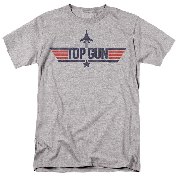 Top Gun - Logo Grey - Adult Unisex Short Sleeve T-Shirt - Gray