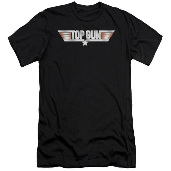 Top Gun - Logo - Premium Slim Fit Short Sleeve Shirt - Large