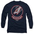 thumbnail image 1 of Top Gun: Maverick Call Sign Unisex Adult Long-Sleeve T Shirt (Large) Navy, 1 of 2