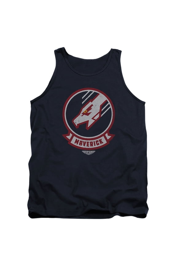 Top Gun: Maverick Call Sign Unisex Adult Tank Top (Medium) Navy