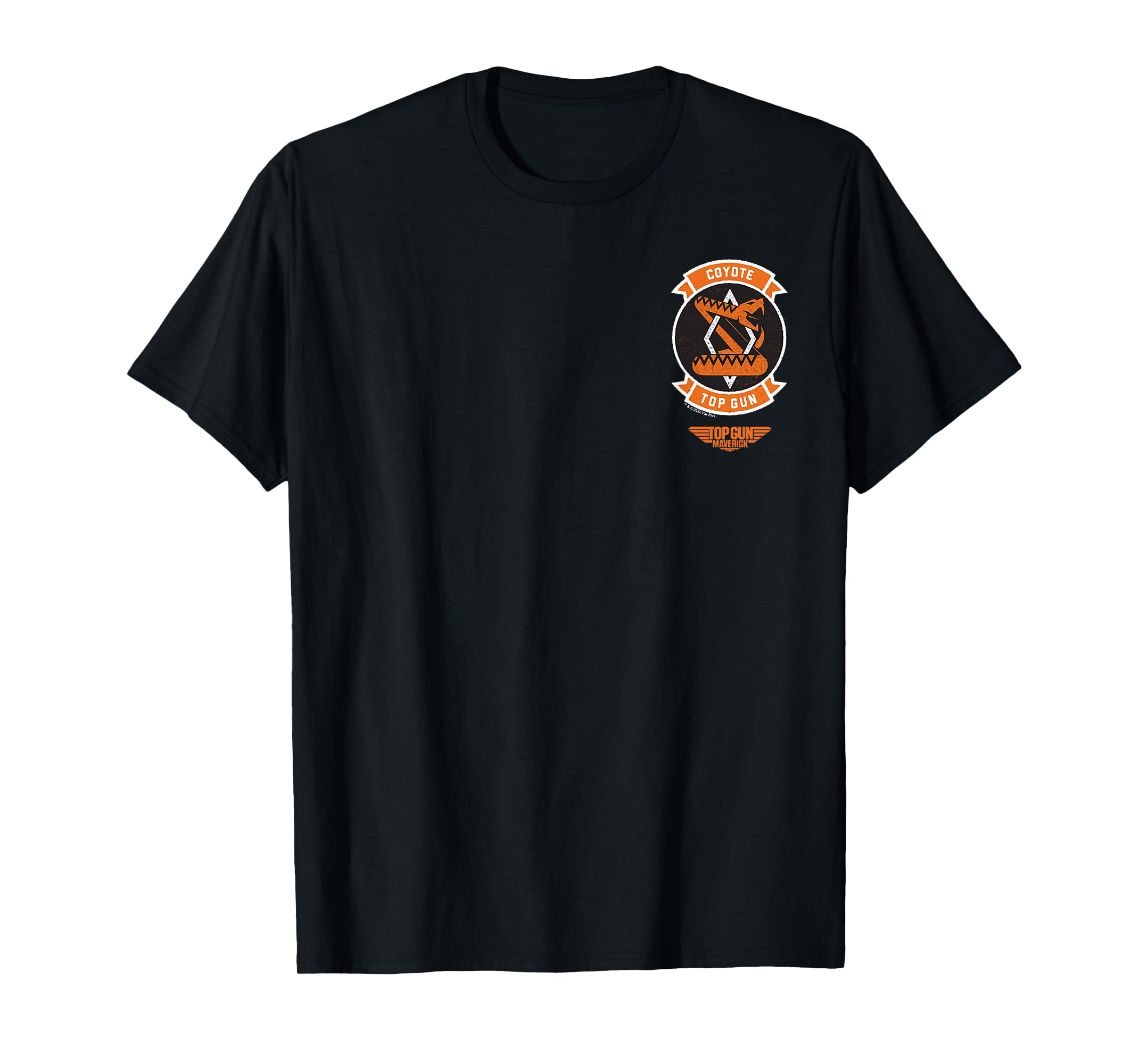 Top Gun Maverick Coyote Rattlesnake Pocket Logo TShirtS