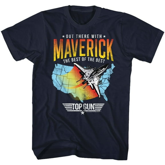 Top Gun Maverick DIVe Navy Adult T-Shirt