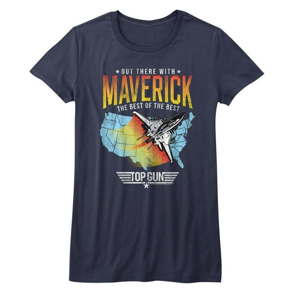 Top Gun Maverick DIVe Navy Women's T-Shirt S