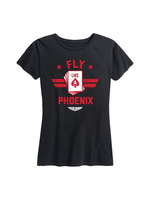 - Fly Like A Phoenix Women's Short Sleeve Graphic T-Shirt
