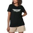 thumbnail image 1 of Top Gun Maverick Logo Women's Loose T-Shirt, Black, 2X-Large, 1 of 4