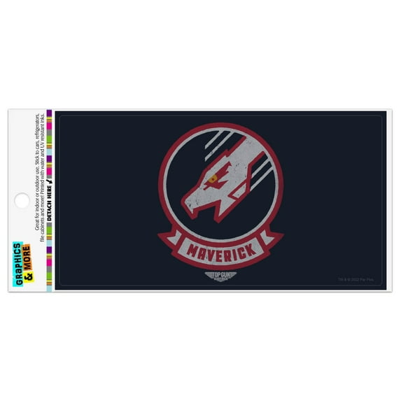 Top Gun: Maverick Patch Automotive Car Refrigerator Locker Vinyl Magnet