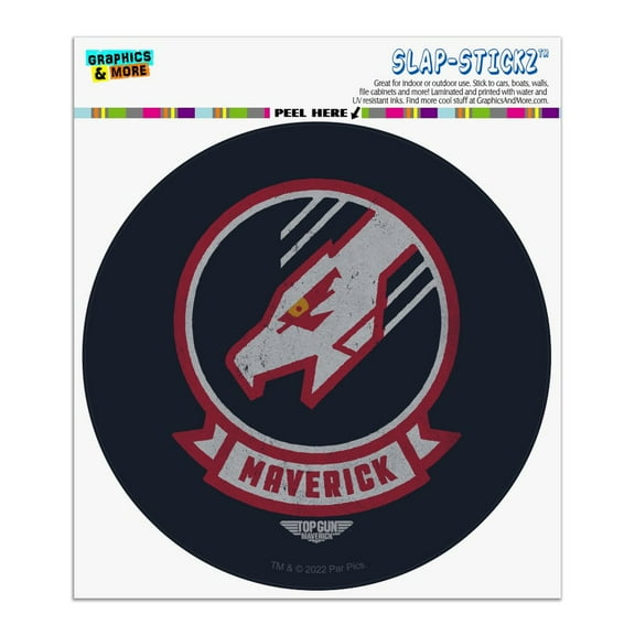 Top Gun: Maverick Patch Automotive Car Window Locker Circle Bumper Sticker