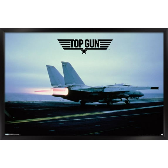Top Gun - Maverick Plane Wall Poster, 22.375" x 34", Framed
