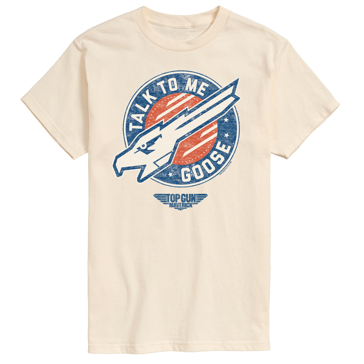 Top Gun: Maverick Men\'s Goose - T-Shirt - Talk Short To Me Sleeve Graphic