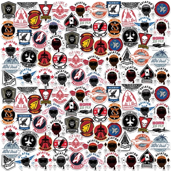 Top Gun Maverick Variety 100Ct Sticker Pack