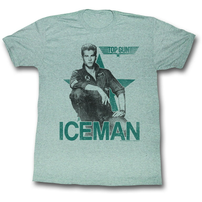 Top Gun Men's Iceman Slim Fit T-shirt Coral Heather