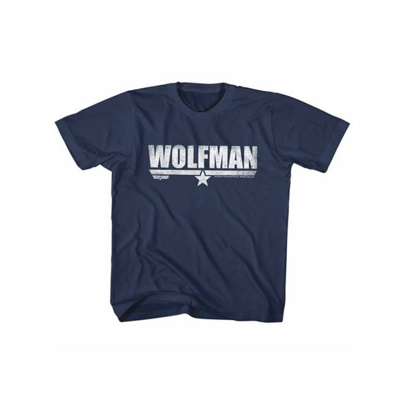 Top Gun Movie Action Drama Wolfman Navy Little Boys Toddler T-Shirt Tee