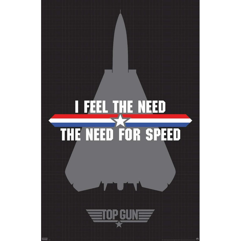 Top Gun - Need for Speed Wall Poster, 14.725" x 22.375" - Walmart.com