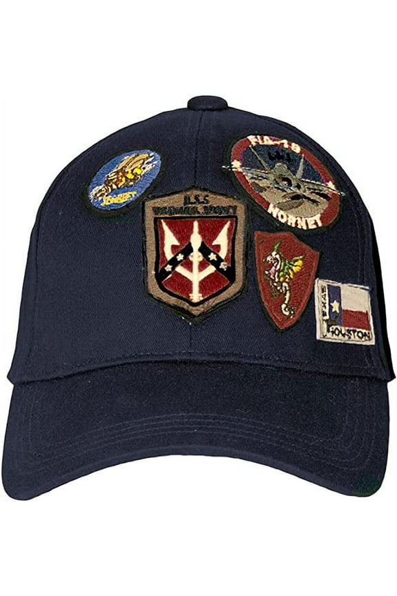 Official Cap with Patches (Navy)