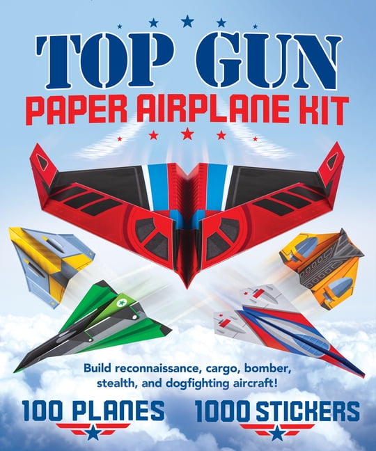 Top Gun Paper Airplane Kit: Build Reconnaissance, Cargo, Bomber ...