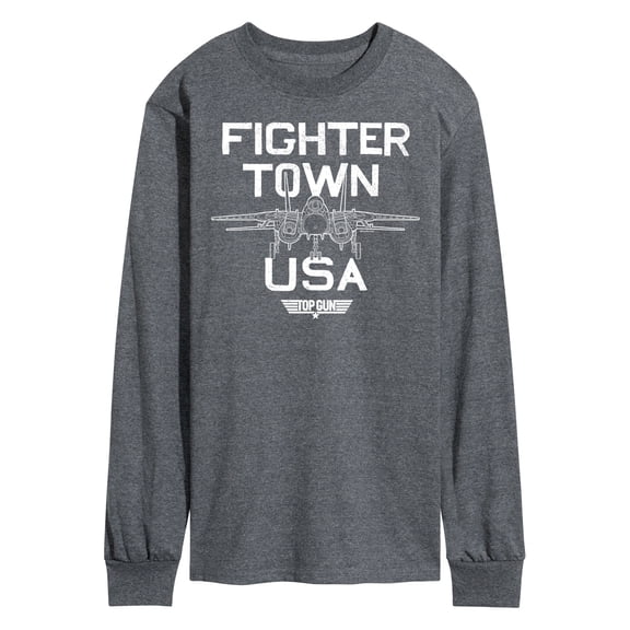 Top Gun - Property Of Fighter Town - Men's Long Sleeve Graphic T-Shirt