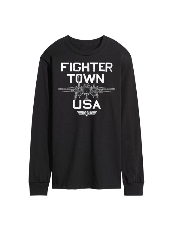 - Property Of Fighter Town Men's Long Sleeve Graphic T-Shirt