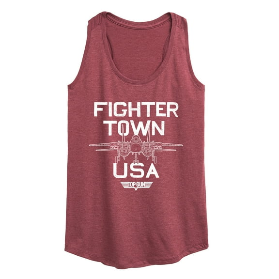 Top Gun - Property Of Fighter Town - Women's Racerback Tank Top