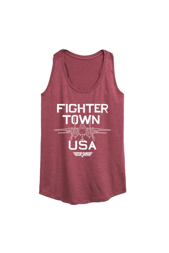 - Property Of Fighter Town - Women's Racerback Tank Top