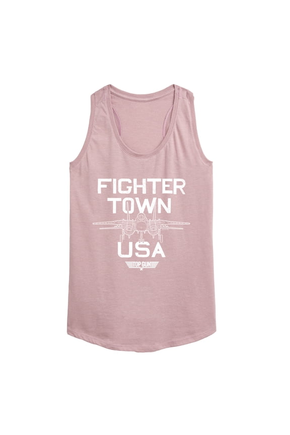 - Property Of Fighter Town - Women's Racerback Tank Top