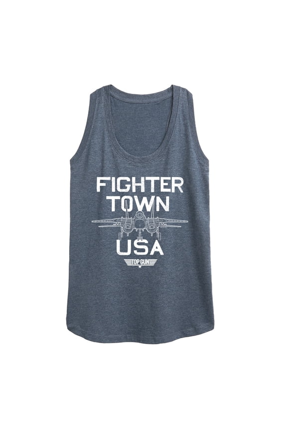 - Property Of Fighter Town - Women's Racerback Tank Top