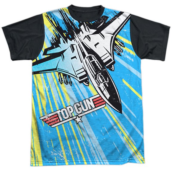 Top Gun - Rad Jet - Short Sleeve Black Back Shirt - XX-Large