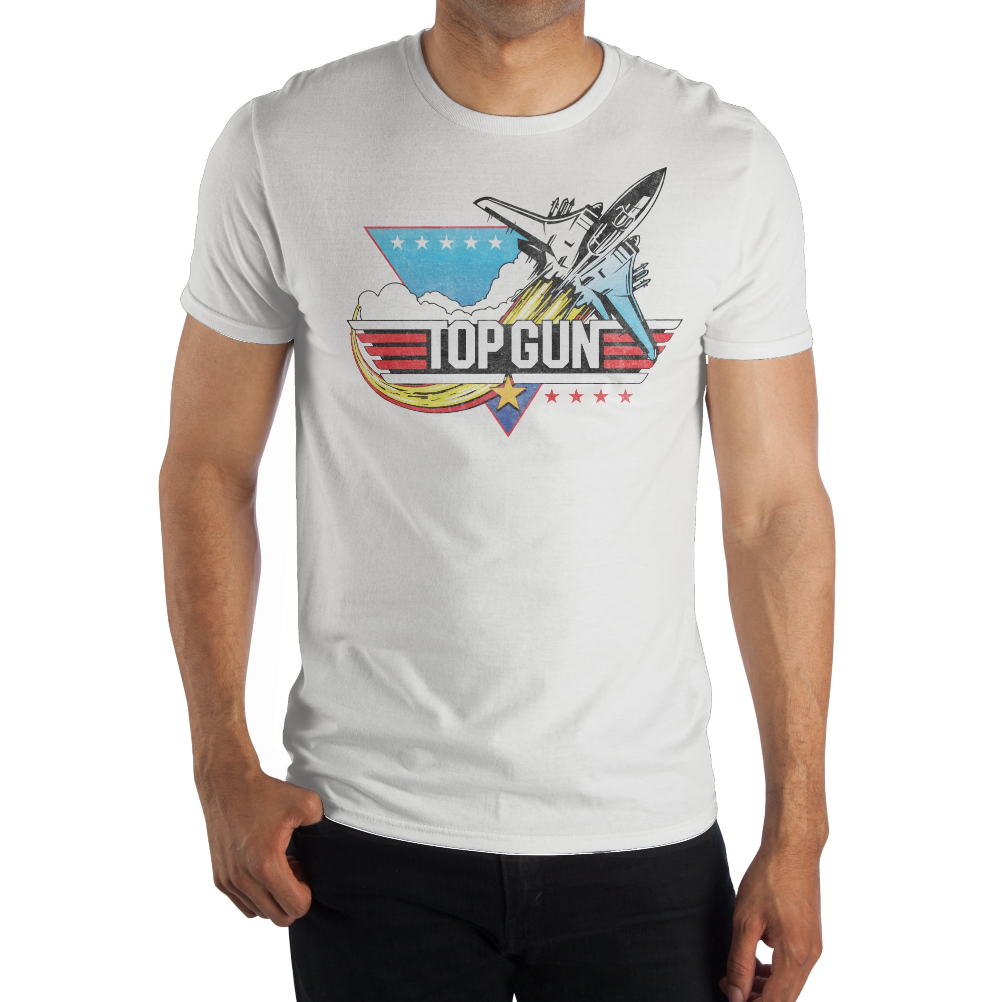 Top Gun Rocket Logo Men's and Big Men's Graphic T-shirt 