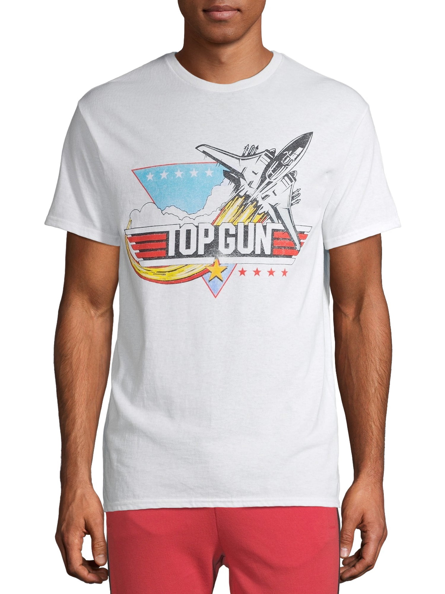Top Gun Rocket Logo Men's and Big Men's Graphic T-shirt 