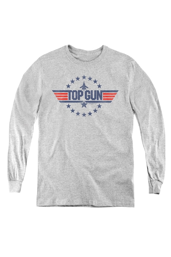 Top Gun - Star Logo - Youth Long Sleeve Shirt - Small