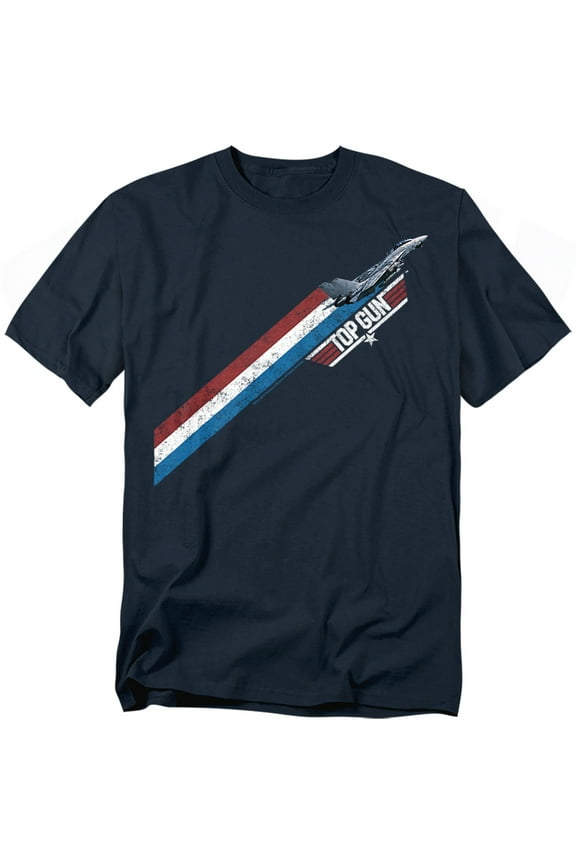 T-Shirt Stripes Unisex Graphic Tee For Men & Women Navy 